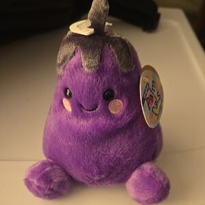 Purple and Gray Stuffed Animal Plush